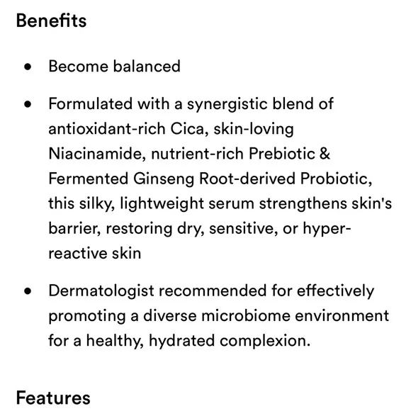 $10❤️‍🔥 LAST 1! Derma E Pure Biome Balancing Serum 💧 NEW IN BOX Cica Redness - Picture 6 of 7